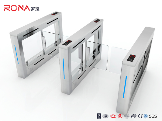 주문 Fully Automatic swing barrier turnstile With DC24V Brushless Motor online manufacture