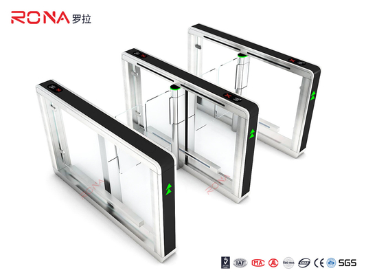 주문 304# 스테인리스 스틸 고속 경로 게이트 턴스틸 허리 높이 선명한 장벽 패널 online manufacture