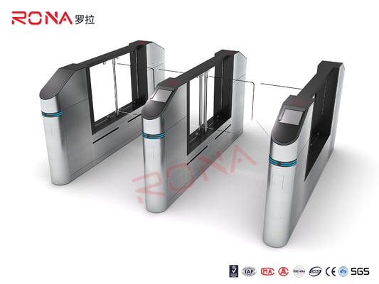 주문 폭 600-900mm 240V 평범한 회전식 십자문 게이트 고속 0.2s 건조 접촉 online manufacture