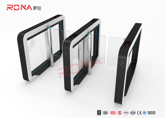 주문 스링키 스피드 게이트 터니스틸 액세스 관리 자동 스윙 게이트 RFID 시스템 online manufacture