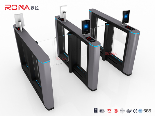 주문 베이킹 라크 알루미늄 액세스 제어 속도 게이트 10 쌍 센서와 DC 서보 모터 터닝 online manufacture