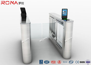 주문 반대로 충돌 입구 십자형 회전식 문 접근 제한 체계 DC 24V 솔 모터 얼굴 독자 online manufacture