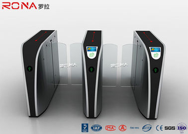 주문 허리 고도 활주 입구 장벽 문, 도보 십자형 회전식 문 문 RFID 카드 판독기 online manufacture