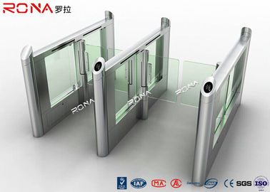 주문 도보 통제를 위한 똑똑한 전자 플랩 허리 고도 십자형 회전식 문 RFID 시큐리티 게이트 online manufacture