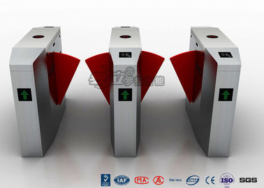 주문 자동적인 플랩 안전 장벽 문, 매표 체계를 가진 허리 고도 십자형 회전식 문 online manufacture