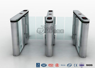 주문 지문 도보 자동 입구 십자형 회전식 문 RFID 카드 판독기 반대로 꼬집음 기계적인 구조 online manufacture