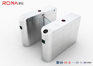주문 Rfid 카드 접근 제한 체계를 가진 SU 304 허리 고도 플랩 장벽 문 십자형 회전식 문 online manufacture