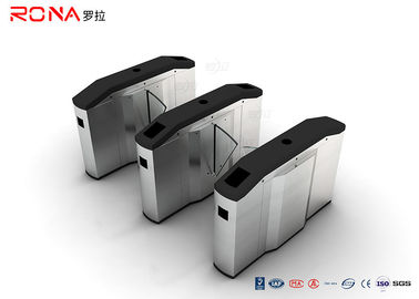 주문 허리 높은 플랩 장벽 문 자동적인 보행자 RS232 304 스테인리스 online manufacture