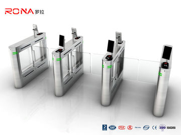 주문 SUS304 아크릴 유리 스윙 배리어 게이트 IP54 DC24V 개찰구 배리어 게이트 online manufacture