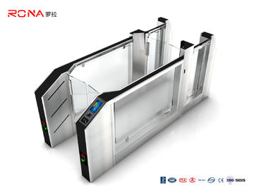 주문 얼굴 인식 지문 체계를 가진 공항 스피드 게이트 십자형 회전식 회전식 회전식 문 RS232 SS online manufacture
