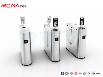 주문 얼굴 인식 기능이 있는 12VDC SUS 304 플랩 배리어 게이트 십자형 회전식 회전식 문 R485 R232 online manufacture