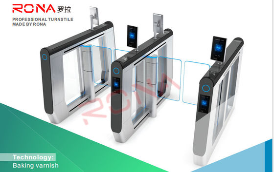 RFID 카드 리더 지문 스피드 게이트 회전제 스테인리스 스틸 오피스 건물