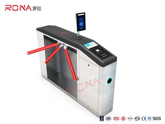 304 스테인레스 스틸 회전 보행자 턴스틸 게이트 3 팔 멀티 - 알람
