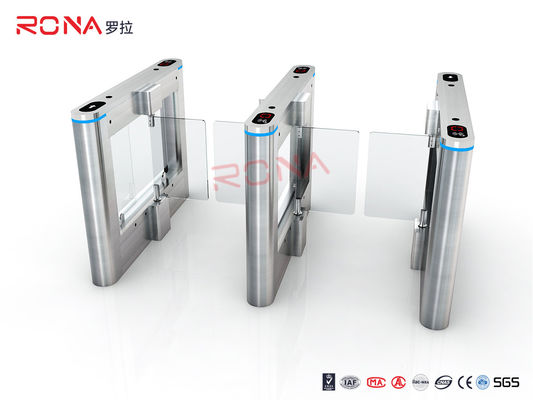 보행자 접근 제어 보안 유리 / 아크릴 팔과 함께 스윙 게이트 턴스틸