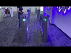 고속 카드 리더 보행자 보안 게이트 접근 제어 아크릴 스윙 암 포함