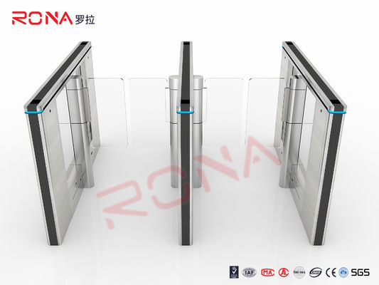 무브러시 제동제어 모터와 자동 접근 제어 속도 게이트 회전식 십자문 6 쌍 센서