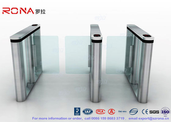 지문 독자와 가진 솔질된 속도 문 Fastlane 지상 십자형 회전식 문 절반 고도 십자형 회전식 문