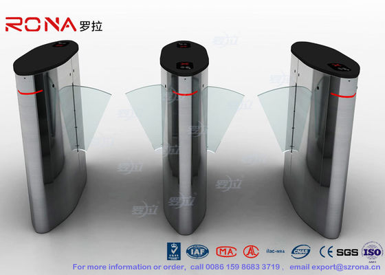 플랩 장벽 문 자동적인 장벽 날개 사무실을 위한 절반 고도 십자형 회전식 문 스테인리스 그네 장벽 문