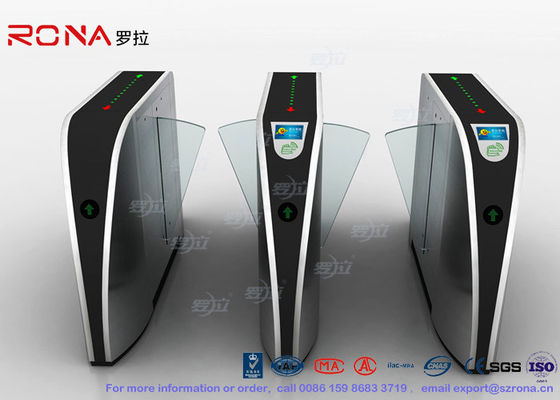 사무실을 위해 광학적인 통제되는 접근 플랩 십자형 회전식 문 장벽 문 표준 전기