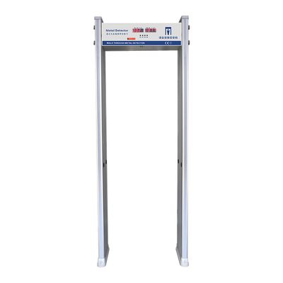 금지된 물건 위치를 위한 360도 4면 문 기둥 조명으로 18단계 금속 탐지 게이트